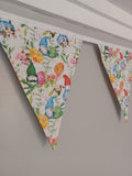 Easter bunting banner - Gonks and Easter Eggs design, 10 flags approx 2.5 metres