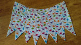 Dinosaur fabric bunting