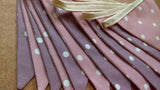 Lovely spotty fabric bunting, approx 3 metres