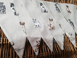 Dog bunting - assorted dog breeds in various poses