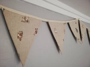 Dog bunting - assorted dog breeds in various poses