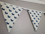 Dogs fabric bunting - approx 2.5 metres #westies #scottiedog
