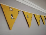 Dog bunting - assorted dog breeds in various poses