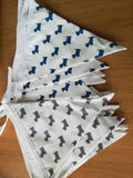 Dogs fabric bunting - approx 2.5 metres #westies #scottiedog