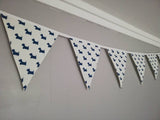 Dogs fabric bunting - approx 2.5 metres #westies #scottiedog