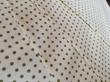 Spotty bunting, ivory with pink, blue or green spots