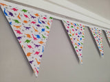 Dinosaur fabric bunting