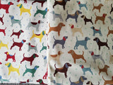 Dogs fabric bunting - approx 2.5 metres