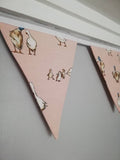 Gorgeous duck bunting ! Mint green, blush pink, sky blue or blue/grey fabric. #ducks