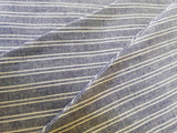 Denim blue stripy fabric bunting