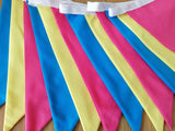 Pink, yellow and blue fabric bunting - Party, LGBTQ, Pride