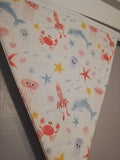 Under the sea fabric bunting - playroom accessories - children's wall hanging - classroom decor