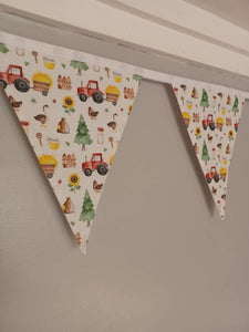 Farm theme nursery bunting, fabric bunting, nursery decoration