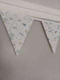 Dinosaur fabric bunting - nursery decor - new baby gift - playroom accessories - children's wall hanging