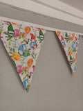 Easter bunting banner - Gonks and Easter Eggs design, 10 flags approx 2.5 metres