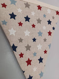 Stars bunting decoration, approx 2.5 metres