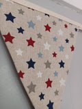 Stars bunting decoration, approx 2.5 metres