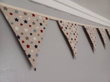 Stars bunting decoration, approx 2.5 metres
